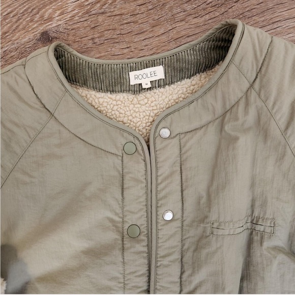 Roolee Olive Quilted Jacket - Picture 2 of 2
